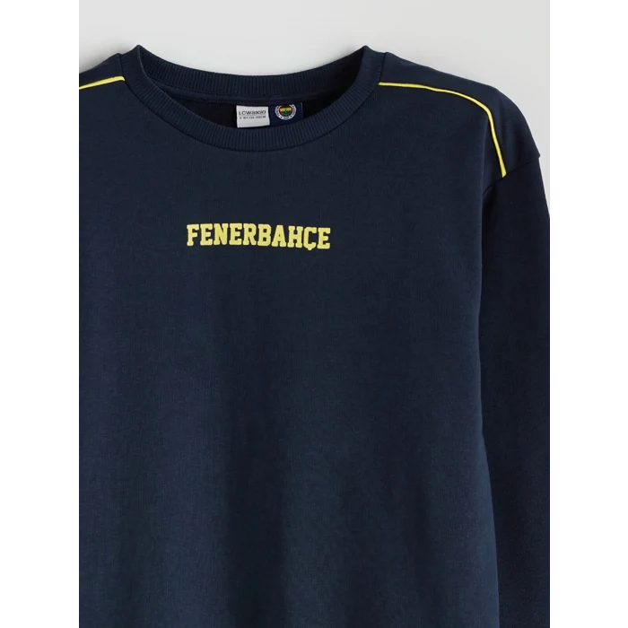 LCW Kids Lacivert Fenerbahçe Baskılı Erkek Çocuk Eşofman Takımı