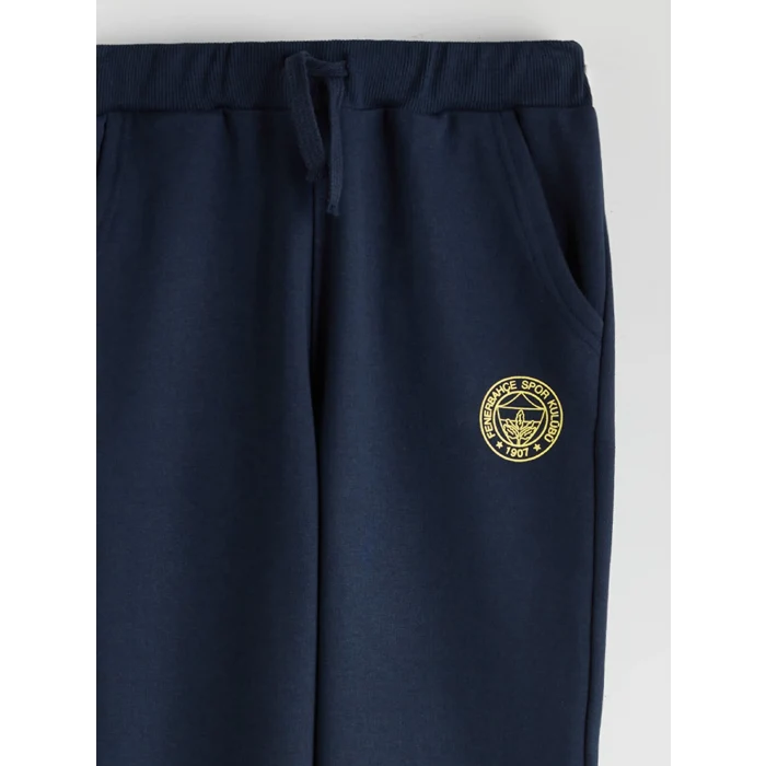 LCW Kids Lacivert Fenerbahçe Baskılı Erkek Çocuk Eşofman Takımı