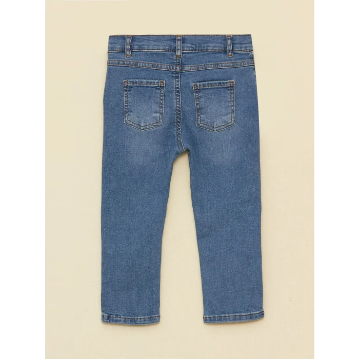 LCW baby İndigo Basic Erkek Bebek Jean Pantolon