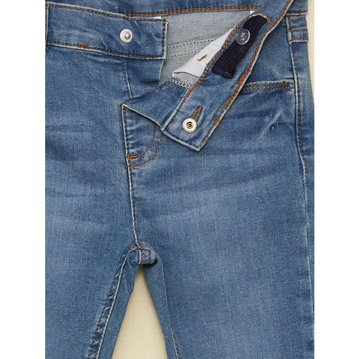 LCW baby İndigo Basic Erkek Bebek Jean Pantolon