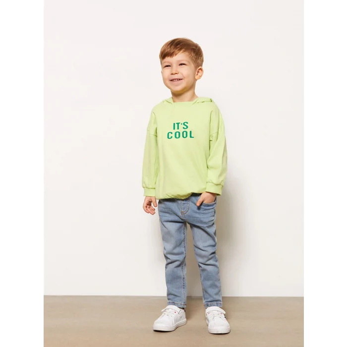 LCW baby İndigo Basic Erkek Bebek Jean Pantolon