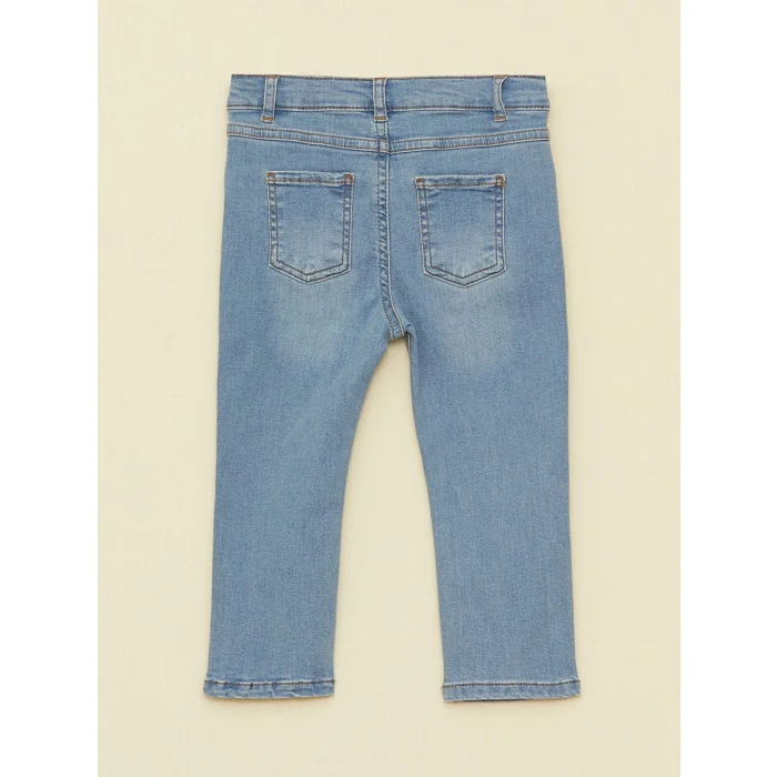 LCW baby İndigo Basic Erkek Bebek Jean Pantolon
