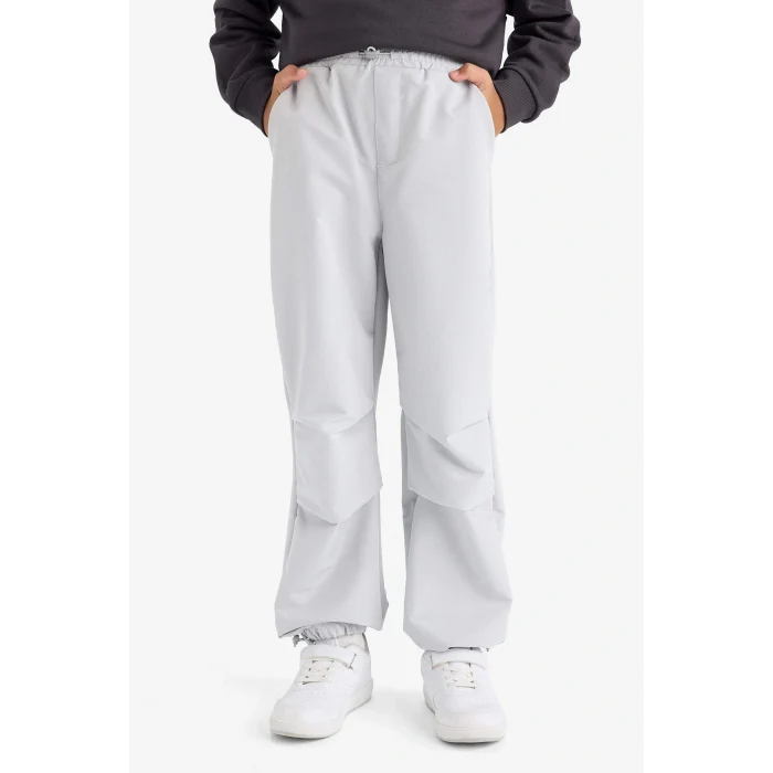 Defacto G1862A8GR2 Gri Erkek Çocuk Jogger Paça Pantolon