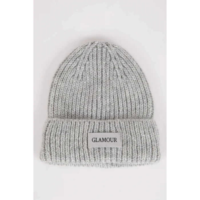 Defacto R7539AZGR211 Gri Kadın Dokuma Etiketli Kışlık Bere