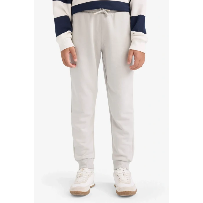 Defacto K8852A6GR94 Gri Erkek Çocuk Beli Lastikli Jogger Eşofman Altı