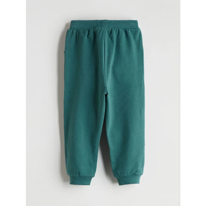 LCW baby Ekru Bisiklet Yaka Çizgili Erkek Bebek Sweatshirt ve Eşofman Alt 2li