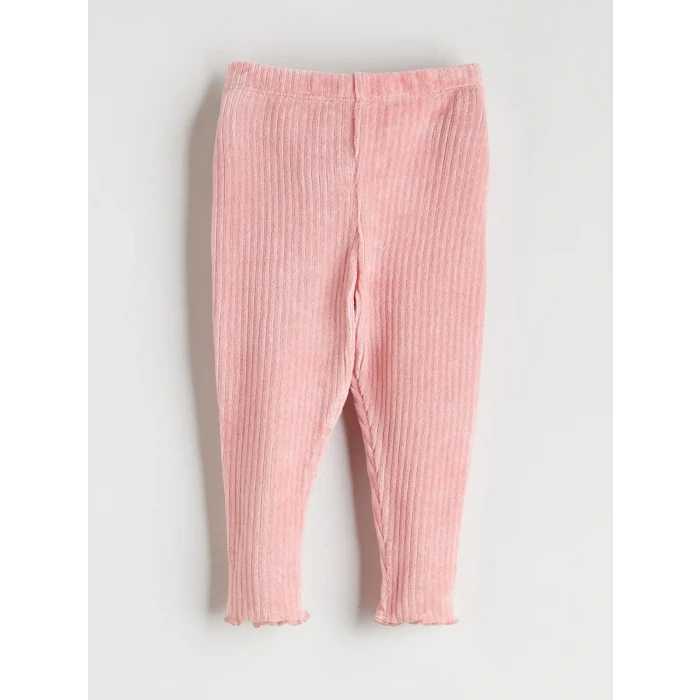 LC WAIKIKI Gri Yıldız Baskılı Kız Bebek Sweatshirt ve Tayt