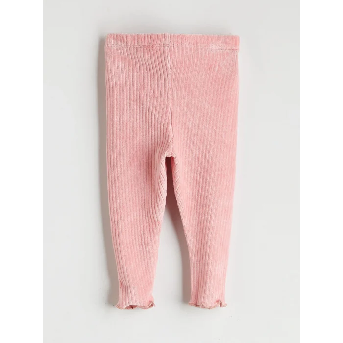 LC WAIKIKI Gri Yıldız Baskılı Kız Bebek Sweatshirt ve Tayt