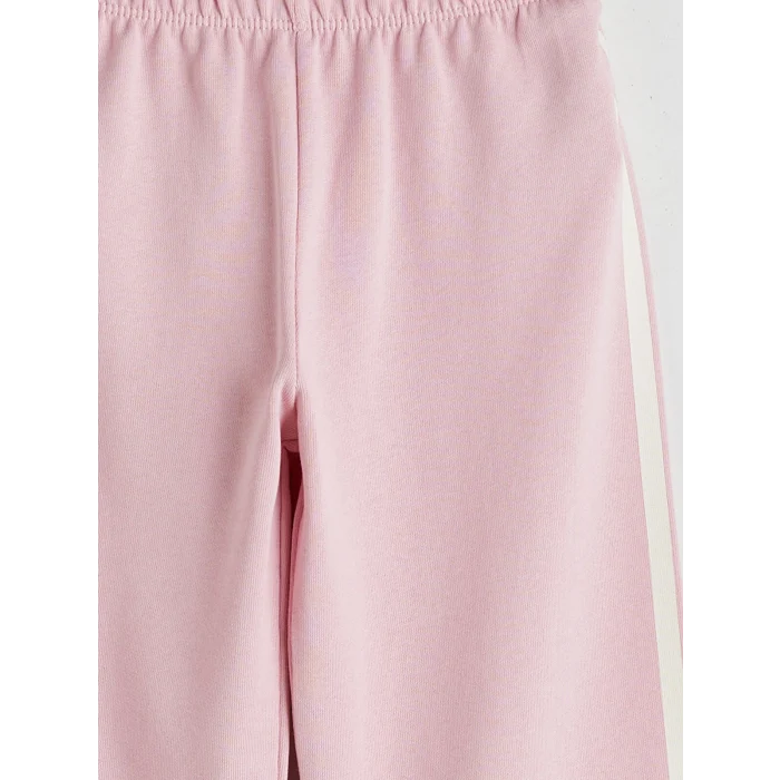 LCW Kids Pembe Çizgi Desenli Kız Çocuk Eşofman Altı