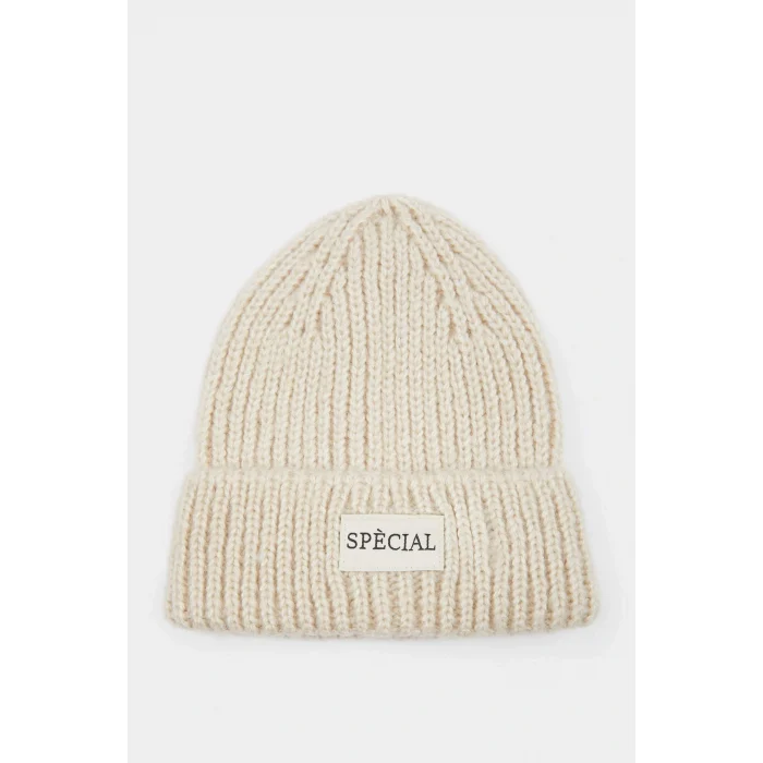 Defacto R7539AZBG122 Bej Kadın Kışlık Bere