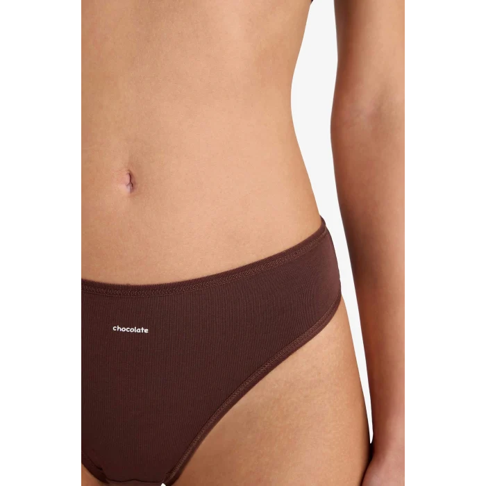 Defacto D8630AXBN341 Kahve 3lü Brief Külot-Fall in Love