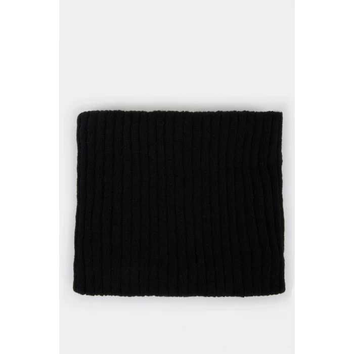 Defacto F4217A8BK27 Siyah Erkek Çocuk İçi Suni Yünlü Triko Boyunluk