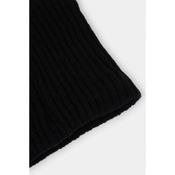 Defacto F4217A8BK27 Siyah Erkek Çocuk İçi Suni Yünlü Triko Boyunluk