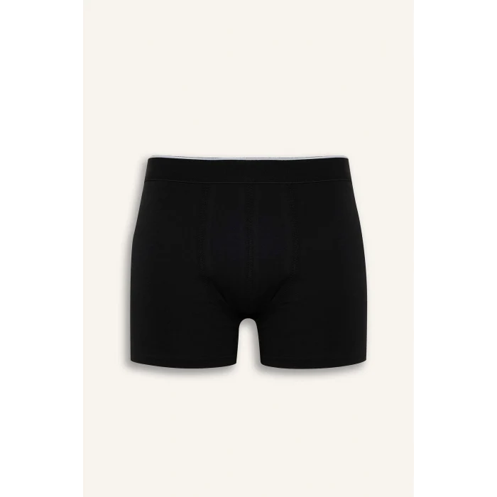 Defacto G2983AXBK81 Siyah Regular Fit 3lü Boxer