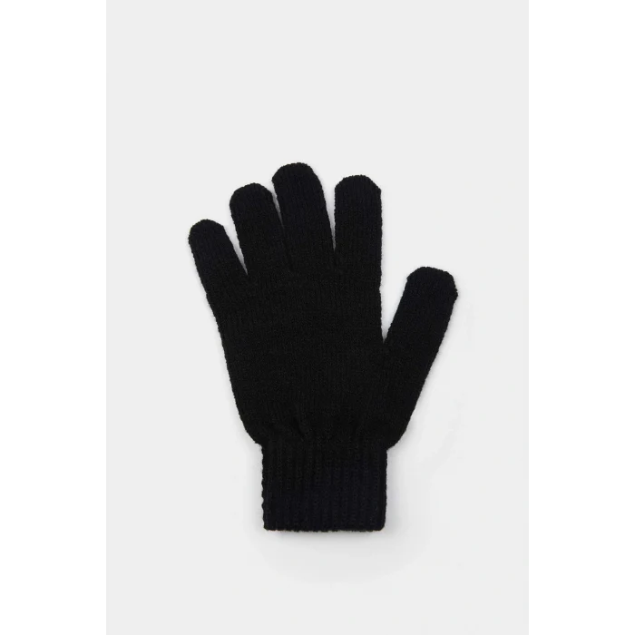 Defacto L9301AZBK23 Siyah Erkek Triko Eldiven