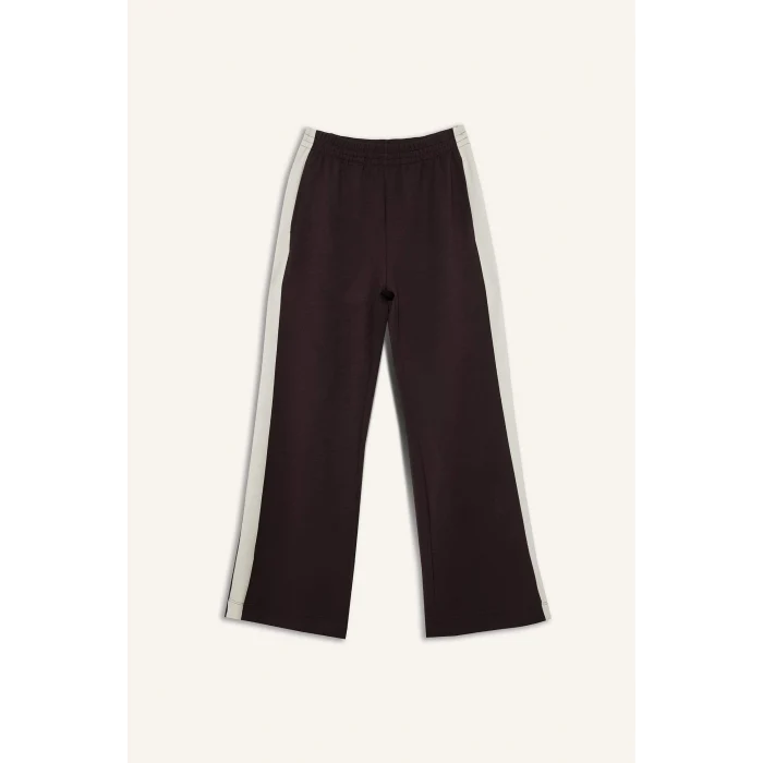 Defacto E8956AXBN340 Kahve DeFactoFit Wide Leg Geniş Paça Standart Boy Soft Touch Modal Sporcu PNT