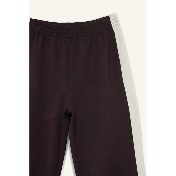 Defacto E8956AXBN340 Kahve DeFactoFit Wide Leg Geniş Paça Standart Boy Soft Touch Modal Sporcu PNT