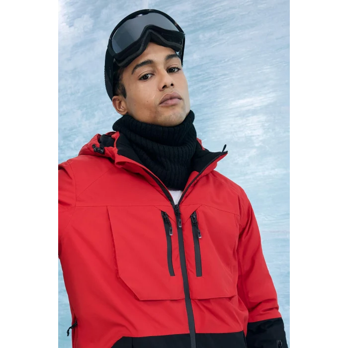 Defacto C8275AXBK27 Siyah Erkek İçi Suni Yünlü Atkı