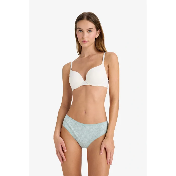 Defacto D6401AXGN50 Yeşil 3lü Brief Külot-Fall in Love