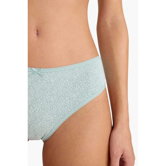 Defacto D6401AXGN50 Yeşil 3lü Brief Külot-Fall in Love