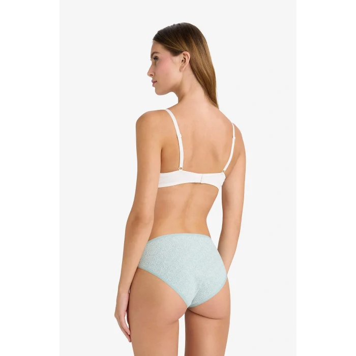 Defacto D6401AXGN50 Yeşil 3lü Brief Külot-Fall in Love