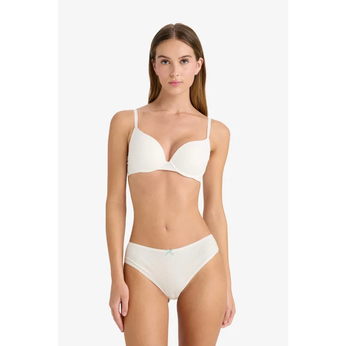 Defacto D6401AXGN50 Yeşil 3lü Brief Külot-Fall in Love