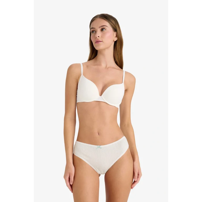 Defacto D6401AXGN50 Yeşil 3lü Brief Külot-Fall in Love