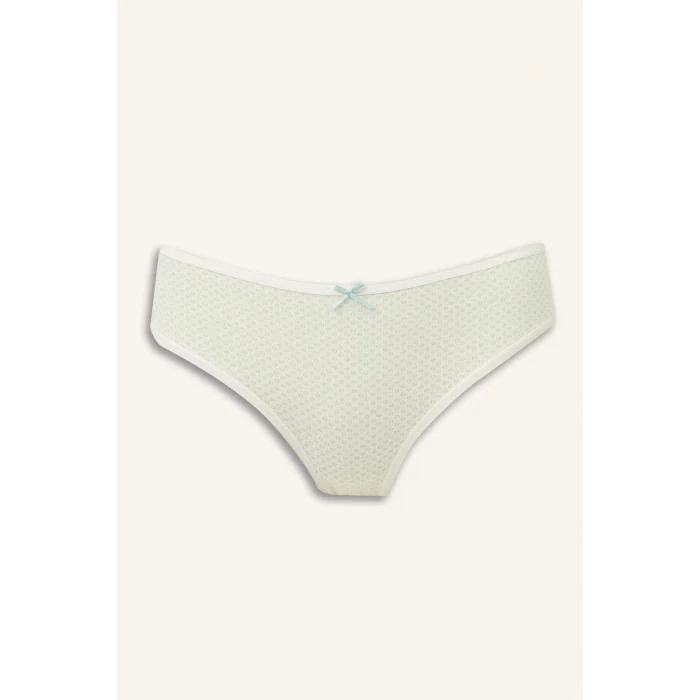 Defacto D6401AXGN50 Yeşil 3lü Brief Külot-Fall in Love