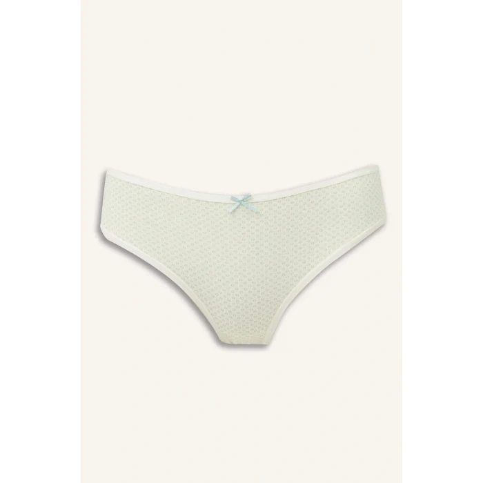 Defacto D6401AXGN50 Yeşil 3lü Brief Külot-Fall in Love