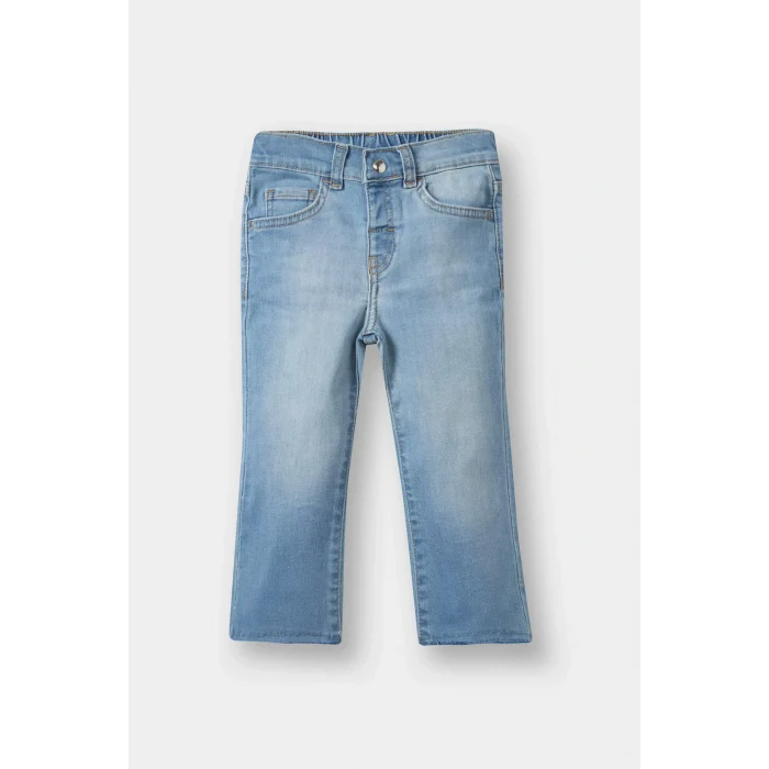 Defacto E9518A5NM39 Mavi Kız Bebek Straight Fit Jean Pantolon