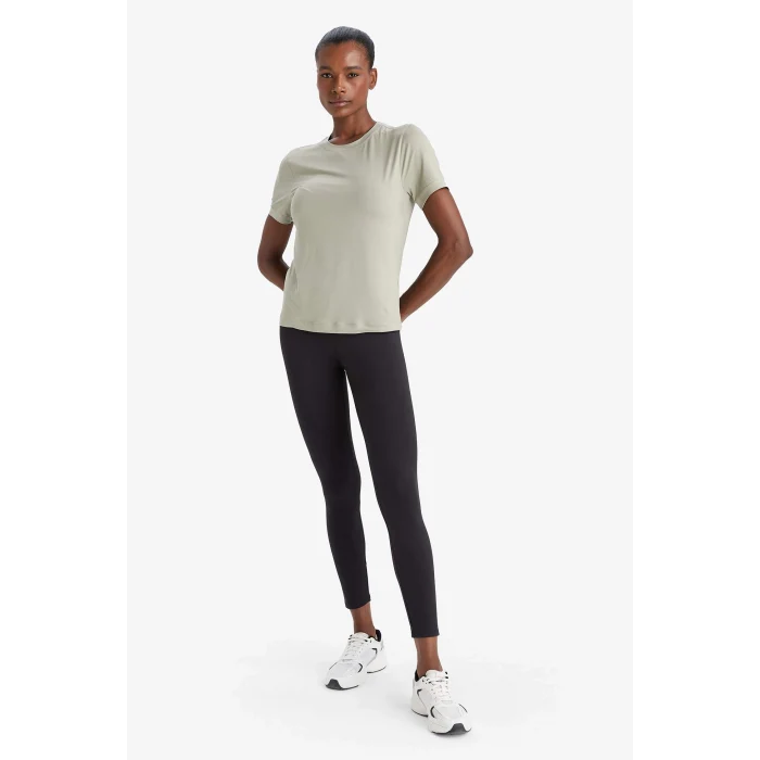 Defacto F6256AXBK81 Siyah DeFactoFit Beli Saran Sporcu Tayt