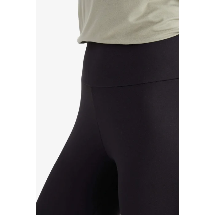 Defacto F6256AXBK81 Siyah DeFactoFit Beli Saran Sporcu Tayt