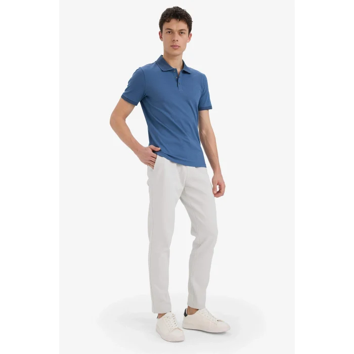Defacto C6022AXGR184 Gri Regular Fit Dar Paça Pantolon
