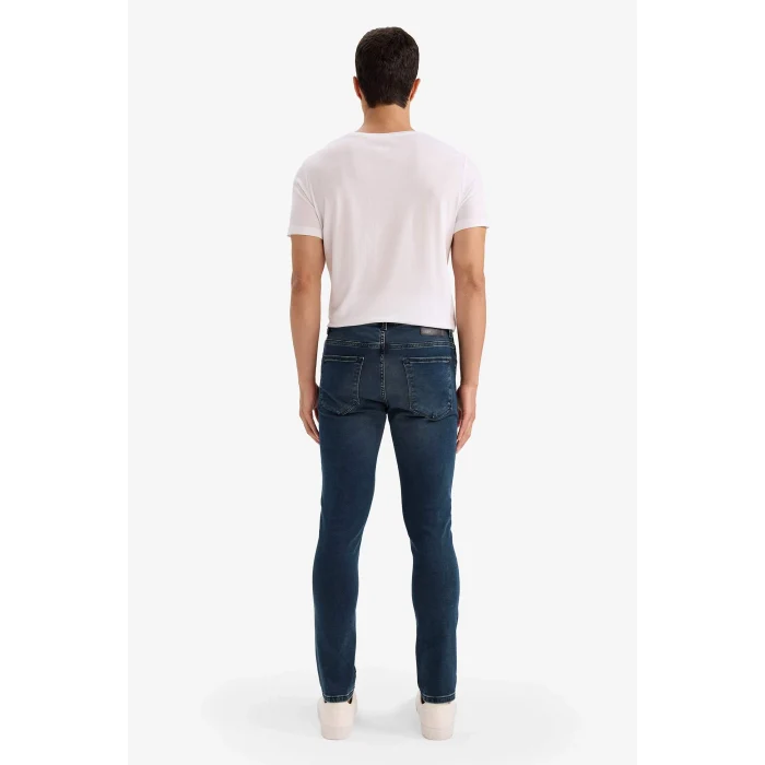 Defacto G3233AXNM41 Yeşil Pedro Slim Fit Dar Kalıp Normal Bel Dar Paça Jean Pantolon