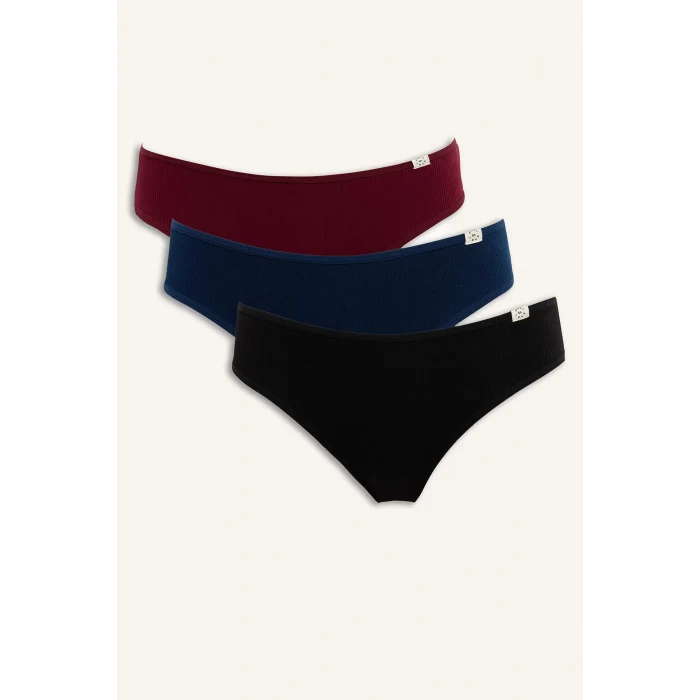 Defacto D6404AXNV248 Lacivert Ribana 3lü Brief Külot-Fall in Love