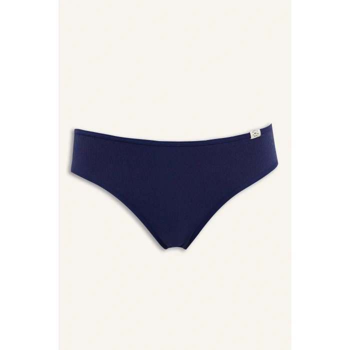 Defacto D6404AXBE572 Mavi Ribana 3lü Brief Külot-Fall in Love