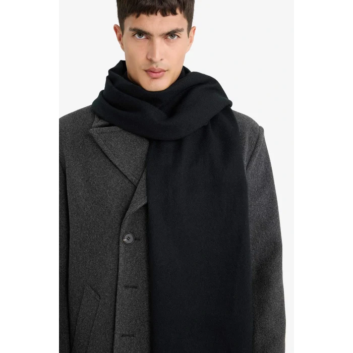 Defacto A7388AXBK27 Siyah Erkek Dokuma Atkı