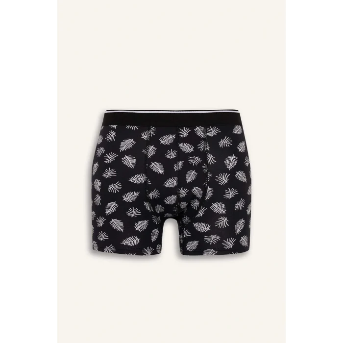 Defacto D7526AXNV135 Lacivert Regular Fit Çizgili 3lü Boxer