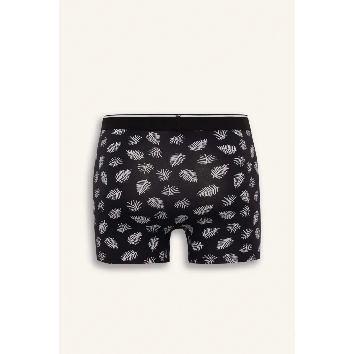 Defacto D7526AXNV135 Lacivert Regular Fit Çizgili 3lü Boxer