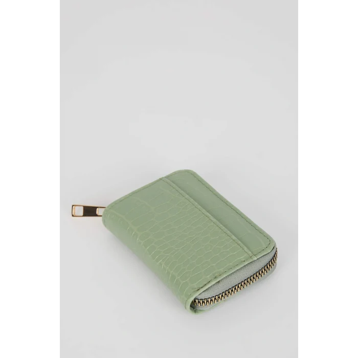 Defacto A5758AXTR307 Turkuaz Kadın Suni Deri Bozuk Para Cüzdanı