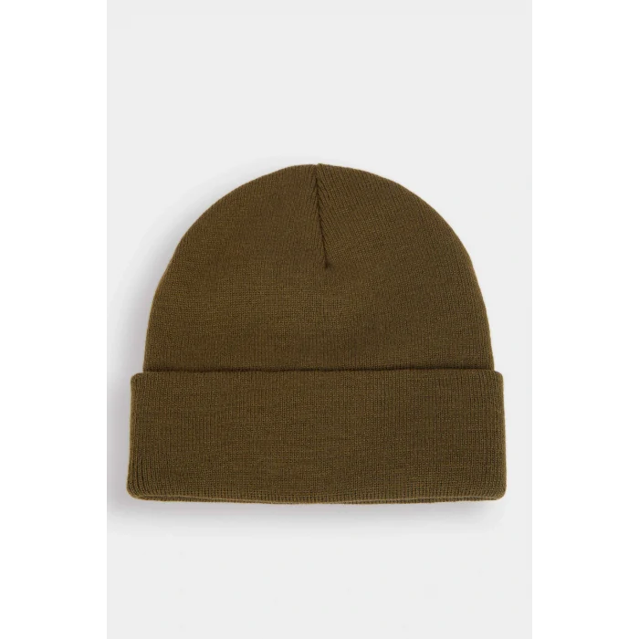 Defacto R7045AZKH328 Haki Erkek Dokuma Etiketli Bere