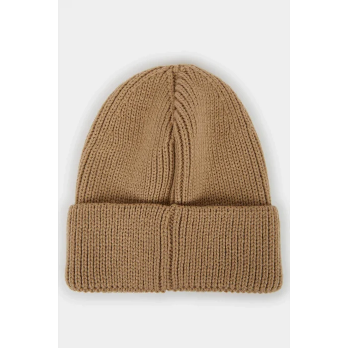 Defacto C7149AXBG570 Bej Erkek Dokuma Etiketli Bere