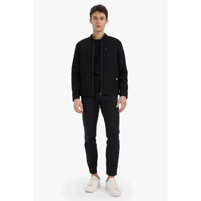 Defacto C6022AXBK81 Siyah Regular Fit Dar Paça Pantolon