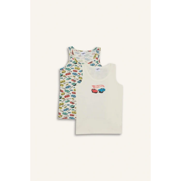 Defacto G2532A8BE423 Mavi Erkek Çocuk  2li Atlet