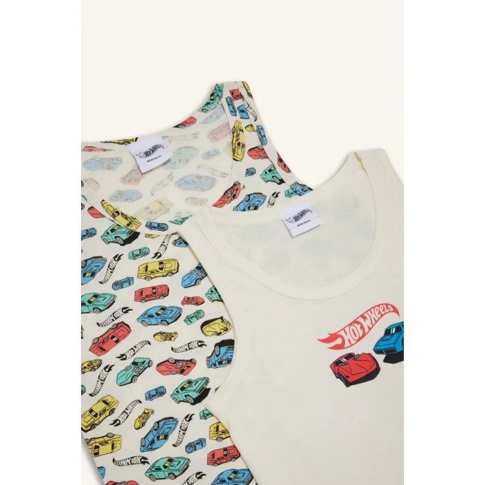 Defacto G2532A8BE423 Mavi Erkek Çocuk  2li Atlet