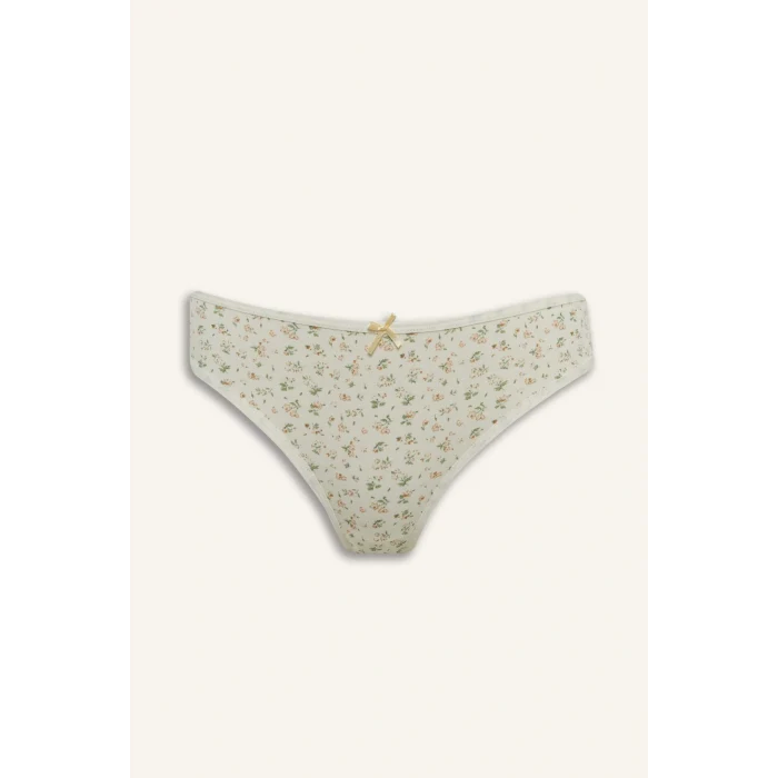 Defacto F3064AXER98 Ekru 3lü Brazilian Külot-Fall in Love