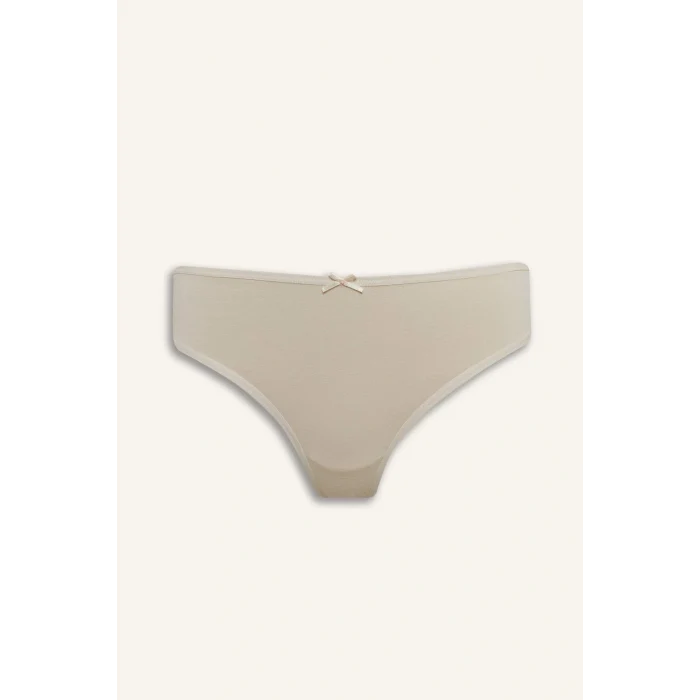 Defacto F3064AXER98 Ekru 3lü Brazilian Külot-Fall in Love