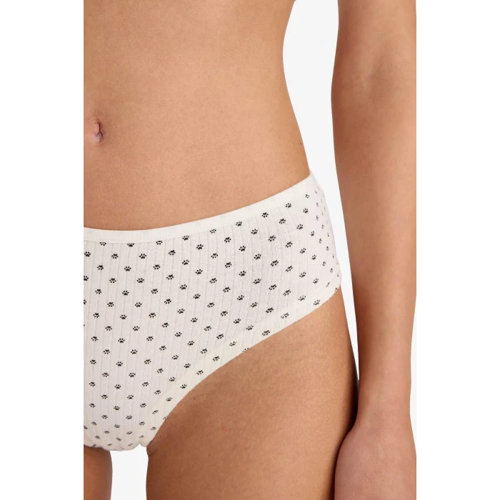 Defacto D6402AXGR93 Gri Ribana 3lü Hipster Külot-Fall in Love