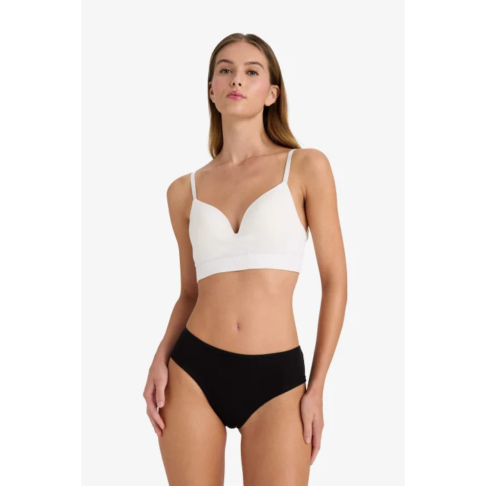 Defacto D6402AXGR93 Gri Ribana 3lü Hipster Külot-Fall in Love