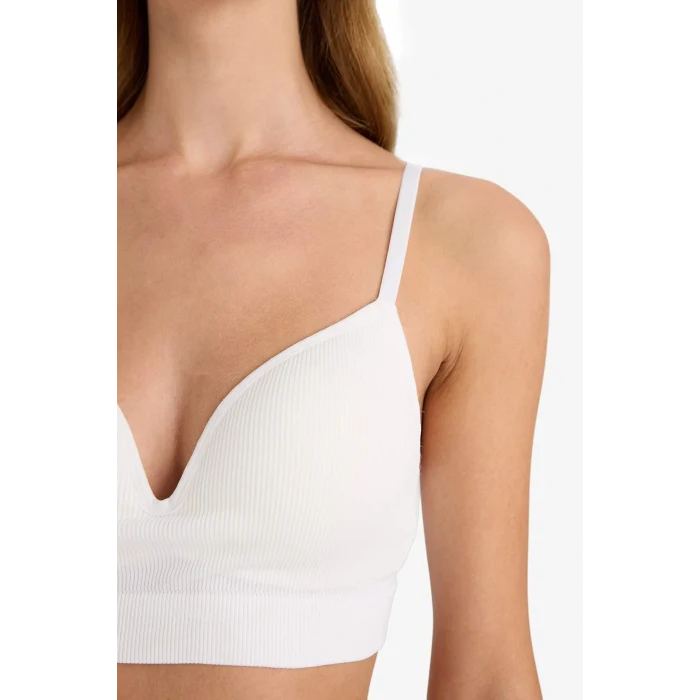 Defacto A8858AXWT46 Beyaz Pedli Seamles Bra-Fall in Love